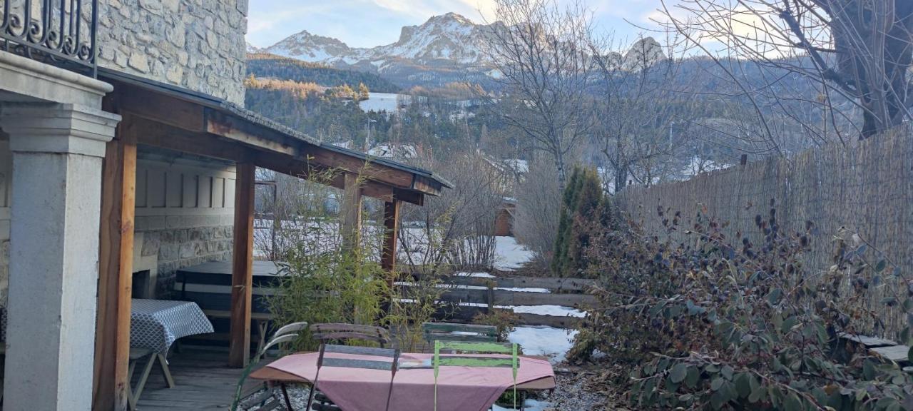 Appartement Au Rez De Jardin D'Une Villa Mexicaine Barcelonnette Eksteriør bilde